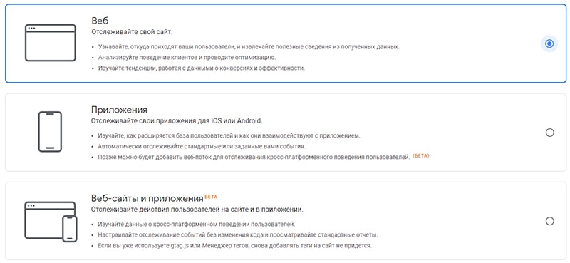 Как создать счетчик google analytics картинка